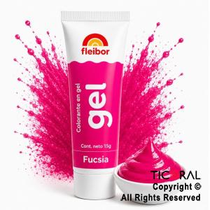 COLORANTE EN GEL FLEIGEL FUCSIA X 15 GR